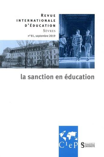 Couverture du livre « La sanction en éducation » de  aux éditions Didier