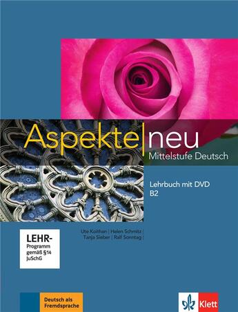 Couverture du livre « Aspekte neu b2, livre eleve + dvd » de  aux éditions La Maison Des Langues