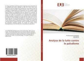 Couverture du livre « Analyse de la lutte contre le paludisme » de Gmakouba W. aux éditions Editions Universitaires Europeennes