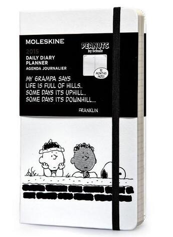Couverture du livre « Agenda 2015 Peanuts journalier blanc grand format » de Moleskine aux éditions Moleskine Papet