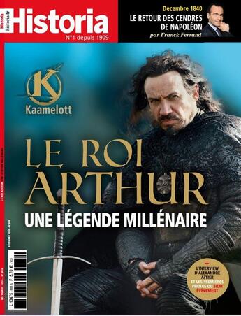 Couverture du livre « Historia mensuel n 888 le roi arthur, une legende millenaire - decembre 2020 » de  aux éditions L'histoire