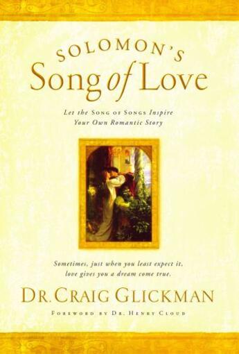 Couverture du livre « Solomon's Song of Love » de Glickman Craig aux éditions Howard Books