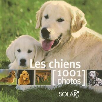 Couverture du livre « Les chiens en 1001 photos » de  aux éditions Solar