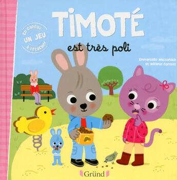 Couverture du livre « Timoté est très poli » de Emmanuelle Massonaud et Melanie Combes aux éditions Grund