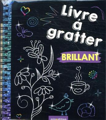 Couverture du livre « Mini livre à gratter brillant » de Jennifer Wilderich-Lang aux éditions Mineditions