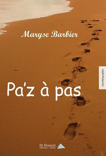 Couverture du livre « Pa z a pas » de Barbier Maryse aux éditions Saint Honore Editions