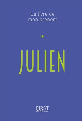 Couverture du livre « Julien » de Jules Lebrun aux éditions First