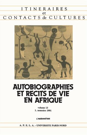 Couverture du livre « Autobiographies et récits de vie en Afrique » de  aux éditions L'harmattan