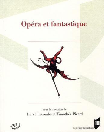 Couverture du livre « Opera et fantastique » de Pur aux éditions Pu De Rennes