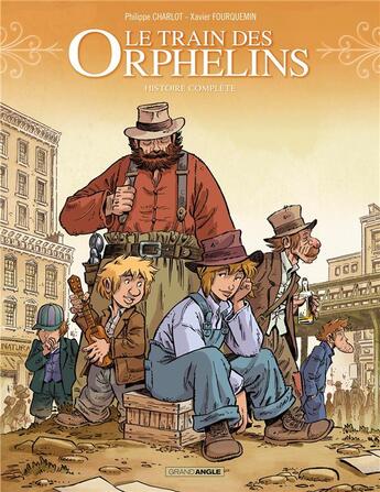 Couverture du livre « Le train des orphelins : Intégrale Tomes 3 et 4 » de Philippe Charlot et Xavier Fourquemin et Scarlett Smulkowski aux éditions Bamboo