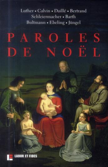 Couverture du livre « Paroles de noël » de  aux éditions Labor Et Fides