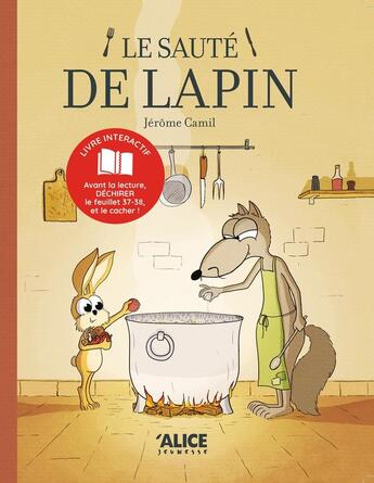 Couverture du livre « Le sauté de lapin » de Jérôme Camil aux éditions Alice