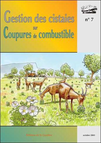 Couverture du livre « Gestion des cistaies sur coupures de combustible » de  aux éditions La Cardere