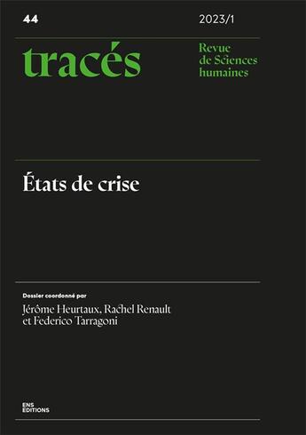 Couverture du livre « TRACES » de Renault Heurtaux J. aux éditions Ens Lyon