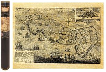 Couverture du livre « Ile de re en 1684 carte marine 58,5 cm x 42 cm » de  aux éditions Antica