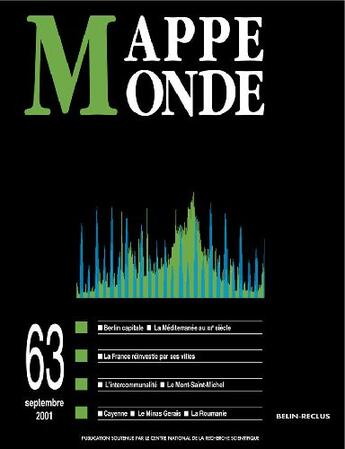 Couverture du livre « Revue mappemonde t.63 » de Roger Brunet aux éditions Belin