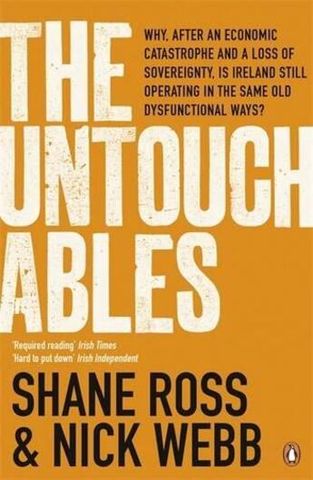 Couverture du livre « The Untouchables » de Shane Ross And Nick aux éditions Adult Pbs