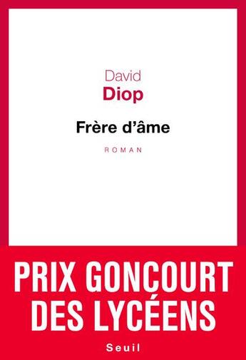 Couverture du livre « Frère d'âme » de David Diop aux éditions Seuil