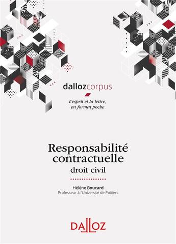 Couverture du livre « Responsabilité contractuelle » de  aux éditions Dalloz