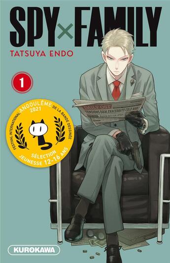 Couverture du livre « Spy x family Tome 1 » de Tatsuya Endo aux éditions Kurokawa