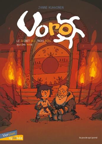 Couverture du livre « Voro : le secret des trois rois Tome 2 » de Janne Kukkonen aux éditions La Poule Qui Pond