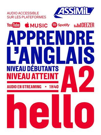 Couverture du livre « Apprendre l'anglais 2022 » de  aux éditions Assimil