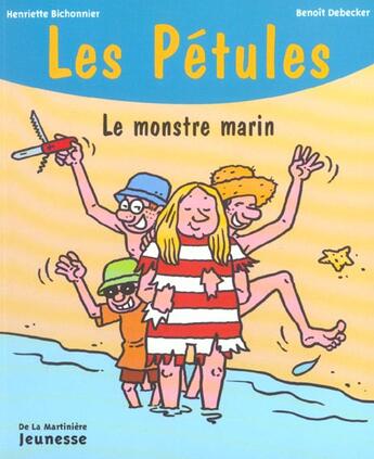 Couverture du livre « Le monstre marin » de Bichonnier/Debecker aux éditions La Martiniere Jeunesse