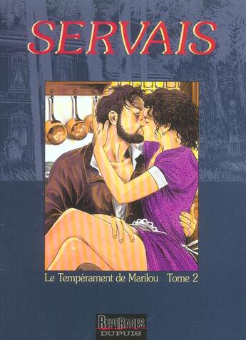 Couverture du livre « LE TEMPERAMENT DE MARILOU Tome 2 » de Servais aux éditions Dupuis