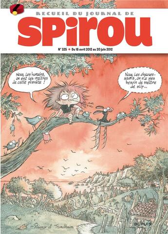 Couverture du livre « Recueil Spirou N.325 » de  aux éditions Dupuis