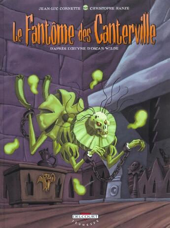 Couverture du livre « Le fantome des canterville t.1 » de Cornette-J.L+Hanze-C aux éditions Delcourt