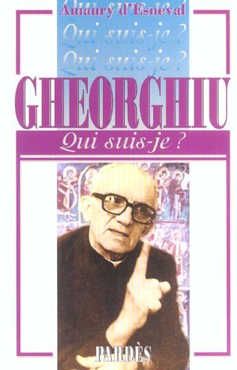 Couverture du livre « Gherghiu » de D'Esneval aux éditions Pardes