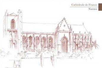 Couverture du livre « Lot de 5 cartes cathedrale de france - nantes » de  aux éditions Satisfecit