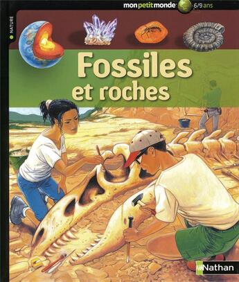 Couverture du livre « Fossiles et roches » de Chris Pellant aux éditions Nathan