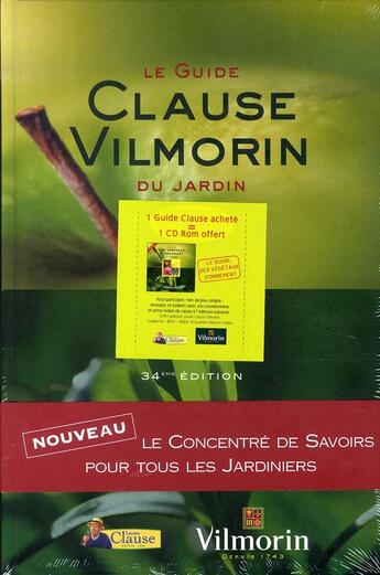 Couverture du livre « Le guide clause vilmorin du jardin (34e édition) (34e édition) » de  aux éditions Nathan