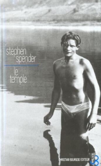 Couverture du livre « Le temple » de Stephen Spender aux éditions Christian Bourgois