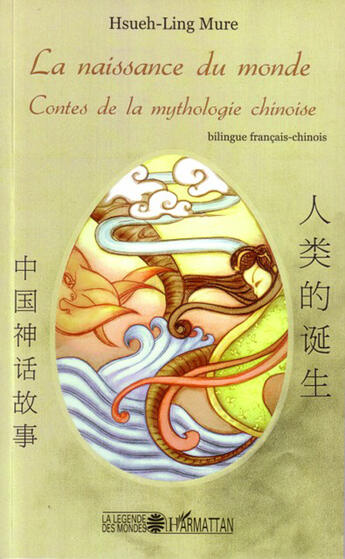 Couverture du livre « La naissance du monde - contes de la mythologie chinoise » de Mure Hsueh-Ling aux éditions L'harmattan