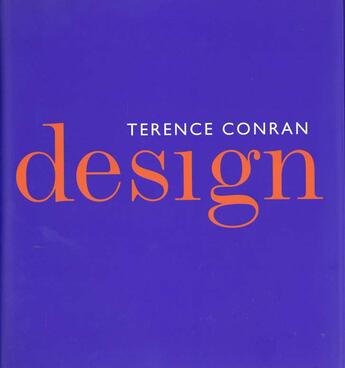 Couverture du livre « Design » de Conran Terence aux éditions Grund