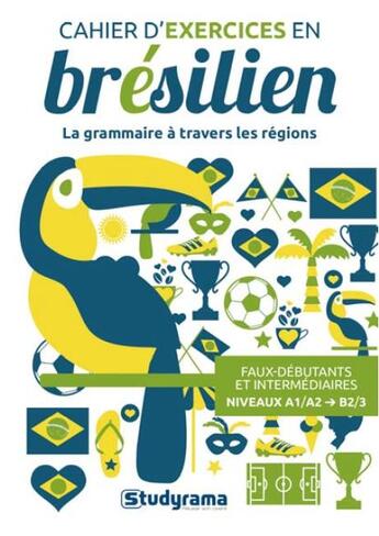 Couverture du livre « Cahier d'exercices en bresilien » de Roberta Tack aux éditions Studyrama