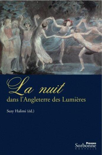 Couverture du livre « La nuit dans l'Angleterre des lumières » de Suzy Halimi aux éditions Presses De La Sorbonne Nouvelle