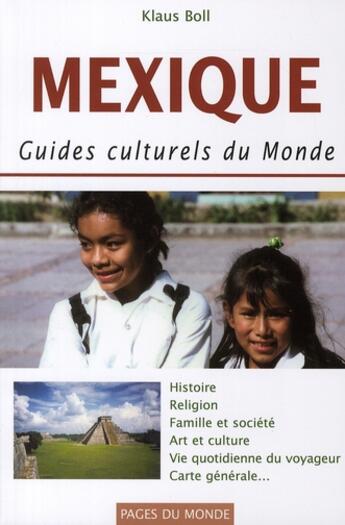 Couverture du livre « Mexique » de Klaus Boll aux éditions Pages Du Monde