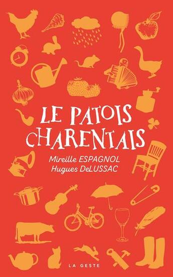 Couverture du livre « Le patois charentais » de Hugues De Lussac aux éditions Geste