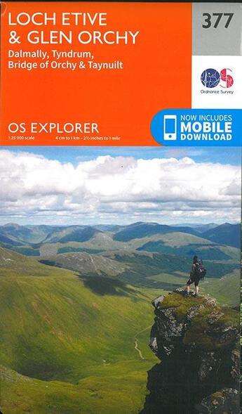 Couverture du livre « Loch etive et glen orchy » de  aux éditions Ordnance Survey