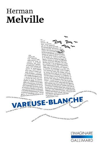 Couverture du livre « La vareuse blanche ; la vie à bord d'un navire de guerre » de Herman Melville aux éditions Gallimard