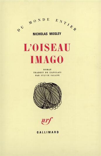 Couverture du livre « L'Oiseau Imago » de Mosley Nicholas aux éditions Gallimard