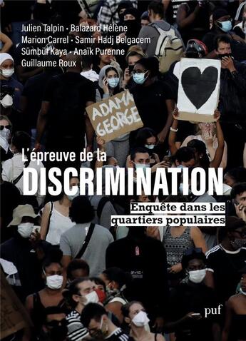 Couverture du livre « L'épreuve de la discrimination ; enquête dans les quartiers populaires » de  aux éditions Puf