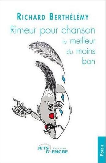 Couverture du livre « Rimeur pour chanson, le meilleur du moins bon » de Richard Berthelemny aux éditions Jets D'encre