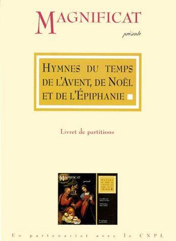 Couverture du livre « Hymnes du temps de l'avent, de Noël et de l'épiphanie ; livret de partitions » de  aux éditions Tardy