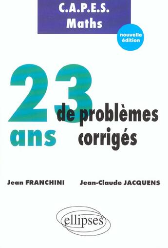 Couverture du livre « Nouv.ed.9782729864842/jacq37 » de Franchini Jacquens aux éditions Ellipses