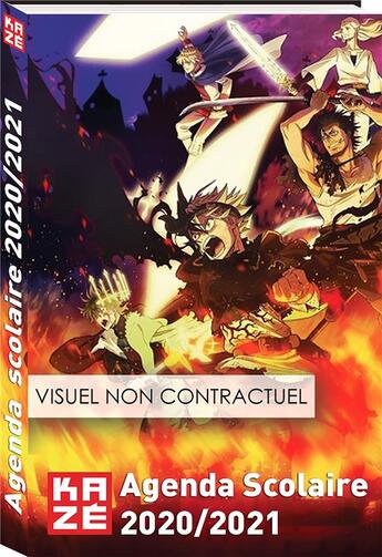 Couverture du livre « Black Clover : agenda scolaire (édition 2020/2021) » de Yuki Tabata aux éditions Crunchyroll