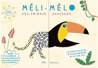 Couverture du livre « Méli-mélo des animaux sauvages » de Olivia Cosneau aux éditions Mila